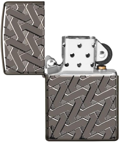  Зажигалка Zippo Armor™ с покрытием High Polish Black Ice®