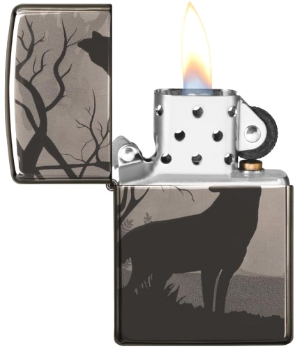  Зажигалка Zippo Classic с покрытием Black Ice®