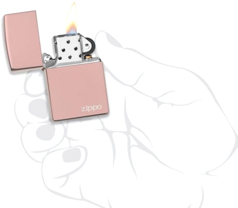  Зажигалка Zippo Classic с покрытием High Polish Rose Gold