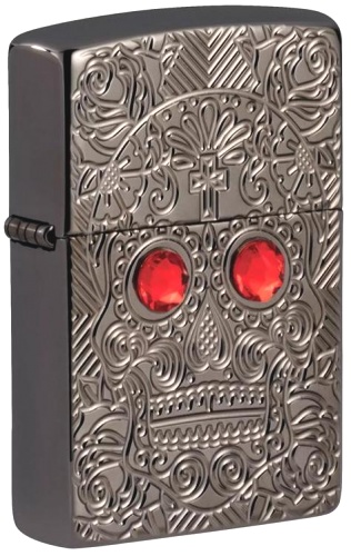  Зажигалка Zippo Armor™ Crystal с покрытием High Polish Black Ice®