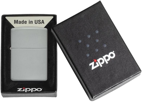  Зажигалка Zippo Classic с покрытием Flat Grey