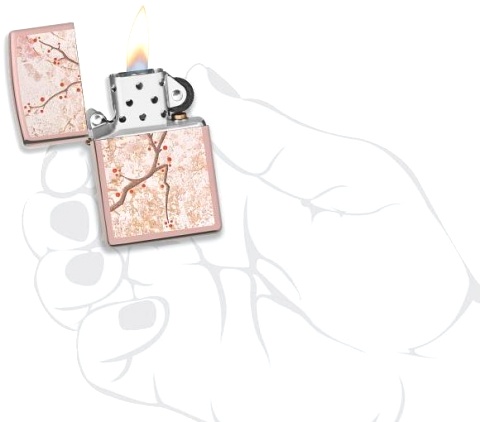  Зажигалка Zippo Eastern с покрытием High Polish Rose Gold