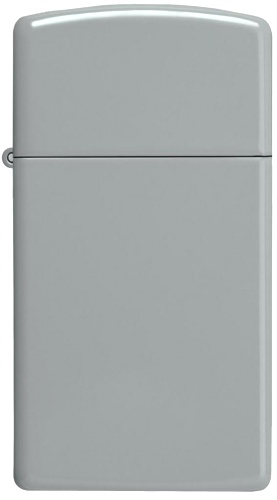  Зажигалка Zippo Slim® с покрытием Flat Grey