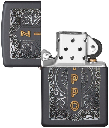  Зажигалка Zippo Classic с покрытием Black Matte