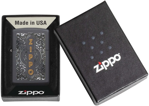  Зажигалка Zippo Classic с покрытием Black Matte