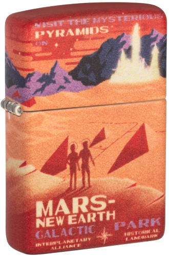  Зажигалка Zippo Mars Design с покрытием 540 Matte