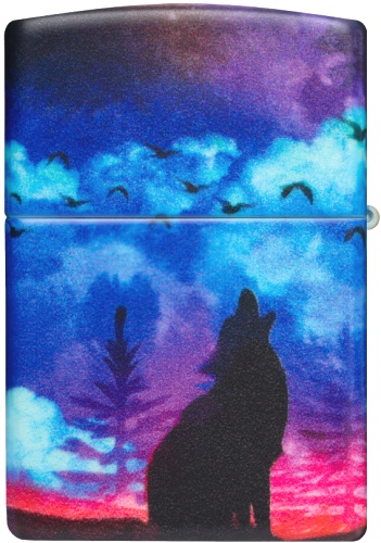  Зажигалка Zippo Wolf Design с покрытием 540 Matte