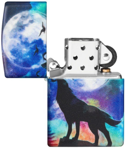  Зажигалка Zippo Wolf Design с покрытием 540 Matte