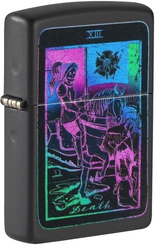  Зажигалка Zippo Tarot Card с покрытием Black Matte