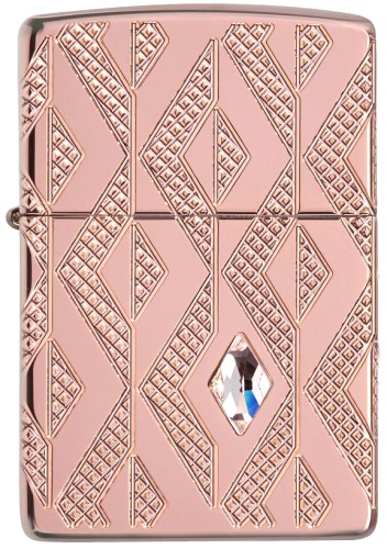  Зажигалка Zippo Armor® Geometric с покрытием Rose Gold