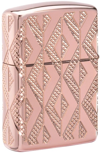  Зажигалка Zippo Armor® Geometric с покрытием Rose Gold