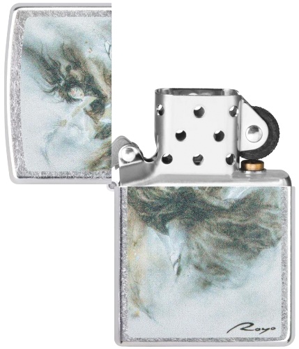  Зажигалка Zippo Luis Royo с покрытием Street Chrome