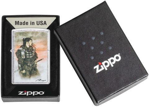  Зажигалка Zippo Luis Royo с покрытием Street Chrome