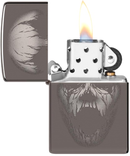  Зажигалка Zippo Screaming Monster с покрытием Black Ice®