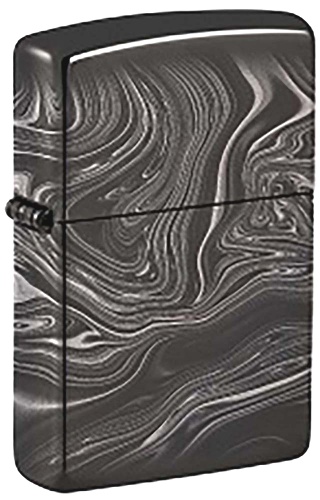  Зажигалка Zippo Marble Pattern с покрытием High Polish Black