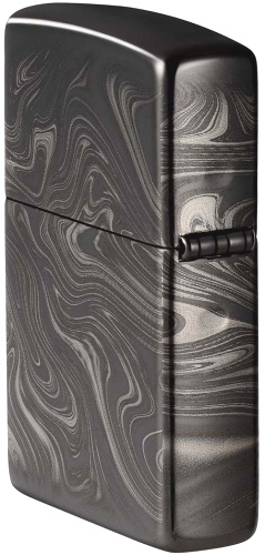  Зажигалка Zippo Marble Pattern с покрытием High Polish Black