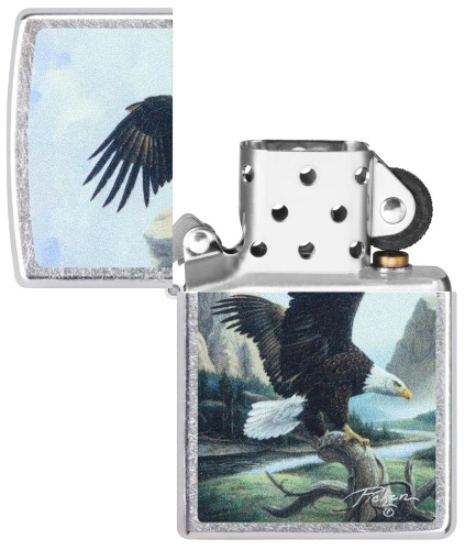  Зажигалка Zippo Linda Picken с покрытием Street Chrome