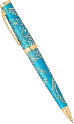  Шариковая ручка Cross Sauvage Year of the Monkey, Tibetan Teal Lacquer GT