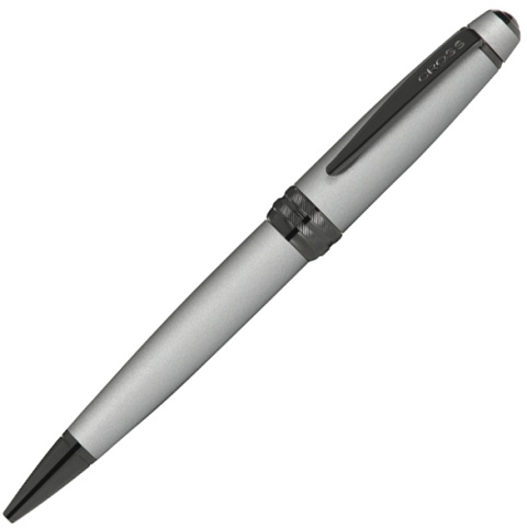 Шариковая ручка Cross Bailey, Matte Grey Lacquer BT