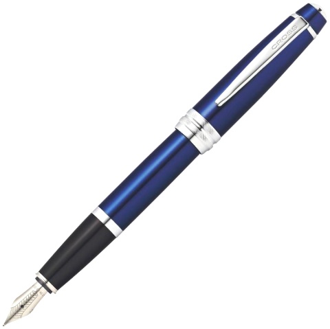  Ручка перьевая Cross Bailey, Blue Lacquer CT (Перо M)