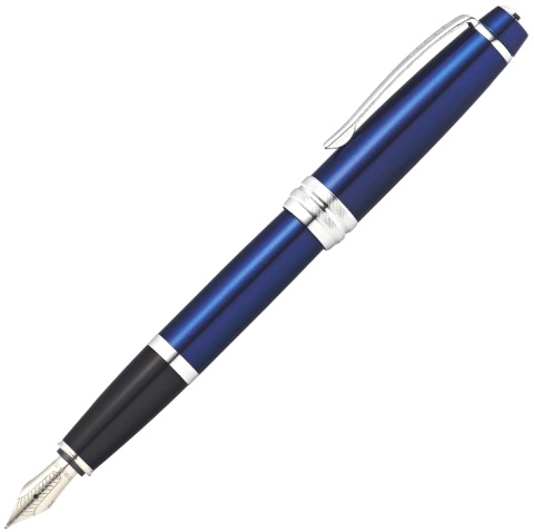  Ручка перьевая Cross Bailey, Blue Lacquer CT (Перо M)