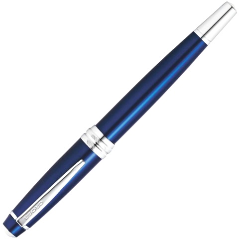  Ручка перьевая Cross Bailey, Blue Lacquer CT (Перо M)