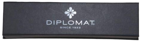  Перьевая ручка Diplomat Traveller, Stainless Steel Gold GT (Перо - M)