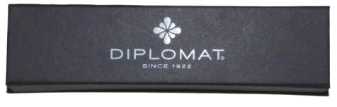  Перьевая ручка Diplomat Traveller, Lacquer Black СТ (Перо - F)