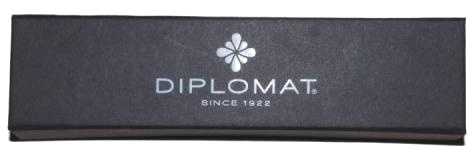  Ручка-роллер Diplomat Traveller, Lacquer Black СТ