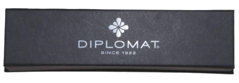  Перьевая ручка Diplomat Traveller, Matt Black СТ (Перо - F)