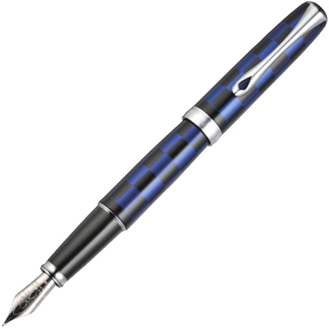  Ручка перьевая Diplomat Excellence A, Rome Black / Blue СТ (Перо М)