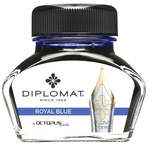  Флакон с чернилами Diplomat Octopus, Royal Blue 30 мл