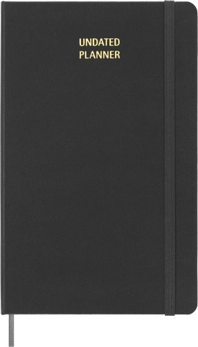  Еженедельник Moleskine Classic Wknt, Large 130х210 мм, недатир., 288 стр., черный