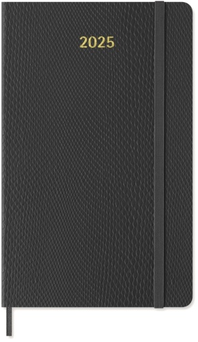  Еженедельник Moleskine Precious&Ethical Mamba, Large 130х210 мм, обложка экокожа, 144 стр., черный