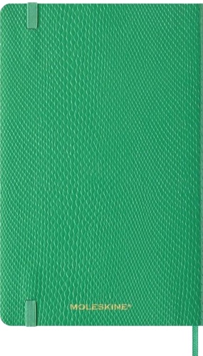  Еженедельник Moleskine Precious&Ethical Mamba, Large 130х210 мм, обложка экокожа, 144 стр., зеленый