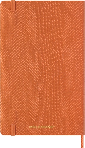  Еженедельник Moleskine Precious&Ethical Mamba, Large 130х210 мм, обложка экокожа, 144 стр., оранжевый