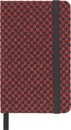  Блокнот Moleskine Limited Edition Prescious & Ethical Shine, XS 65х105 мм, 160 стр., нелинованный, твердая обложка, бордовый металлик