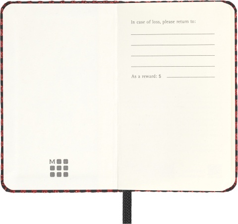  Блокнот Moleskine Limited Edition Prescious & Ethical Shine, XS 65х105 мм, 160 стр., нелинованный, твердая обложка, бордовый металлик