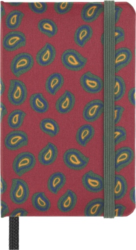  Блокнот Moleskine Limited Edition Prescious & Ethical Silk, XS 65х105 мм, 160 стр., нелинованный, твердая обложка, бордовый