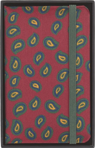  Блокнот Moleskine Limited Edition Prescious & Ethical Silk, XS 65х105 мм, 160 стр., нелинованный, твердая обложка, бордовый