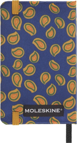  Блокнот Moleskine Limited Edition Prescious & Ethical Silk, XS 65х105 мм, 160 стр., нелинованный, твердая обложка, синий