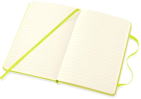  Блокнот Moleskine Classic, Pocket 90x140 мм, PP 192 стр., линейка, твердая обложка, лайм