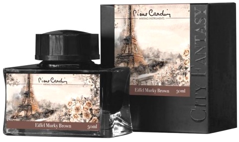 Флакон чернил Pierre Cardin City Fantasy, Eiffel Murky Brown