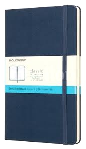 Блокнот Moleskine CLASSIC QP066B20 Large 130х210мм 240стр. пунктир твердая обложка синий сапфир