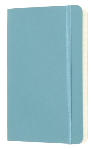 Блокнот Moleskine CLASSIC SOFT QP611B35 Pocket 90x140мм 192стр. линейка мягкая обложка голубой