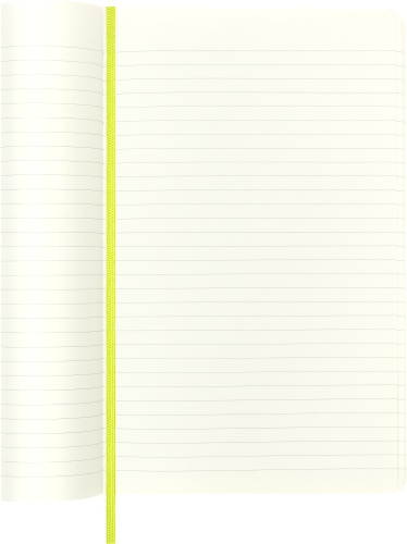  Блокнот Moleskine Classic Soft, Large 130х210 мм, 192 стр., линейка, мягкая обложка, лайм