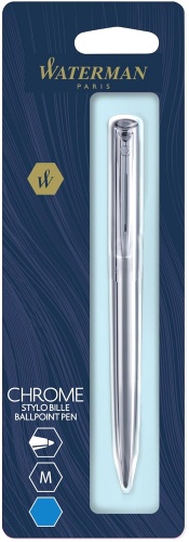 Ручка шариковая Waterman Graduate Allure, Chrome Stainless Steel CT