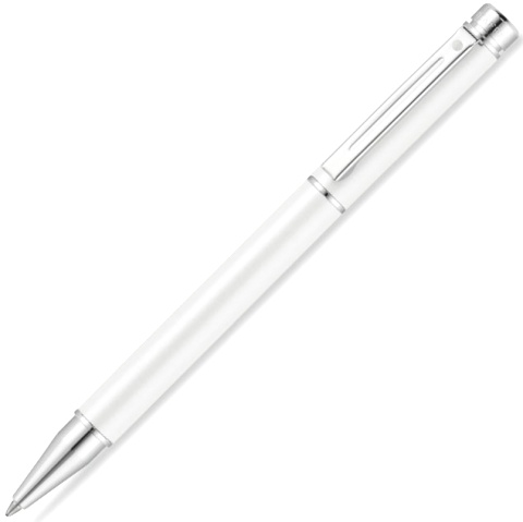 Шариковая ручка Sheaffer 200, White Matte Metallic CT