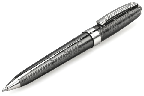 Шариковая ручка Sheaffer Prelude, Signature Engraved Gunmetal Ceramic Palladium GT