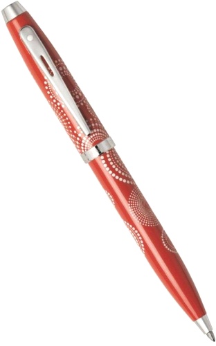 Шариковая ручка Sheaffer 100, Glossy Red Pattern CT